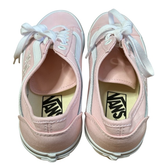New w/o box VANS Old Skool Tapered Shoe sze 6.5 Pink Embroidered Floral Print - Picture 12 of 16